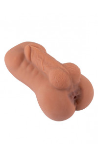 Yoxo Sexy Shop - Masturbatore Manuale RealMan con Ano Penetrabile e Pene con Testicoli in Rillievo