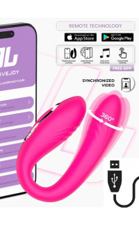 Yoxo Sexy Shop - Vibratore Per Coppia Rotazione 360º Con APP Ricaricabile USB