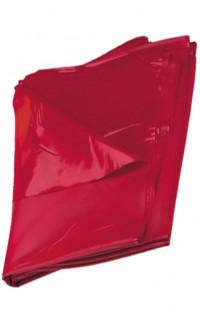 Yoxo Sexy Shop - Lenzuolo in PVC Rosso - 227 x 158 cm. per Watersport