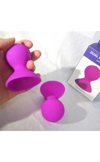Yoxo Sexy Shop - Omaggio Potenti Succhia Capezzoli Unisex in Puro Silicone - Fucsia