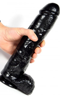 Yoxo Sexy Shop - Get Real Fallo Realistico Morbido e Flessibile Nero 28 X 6,5 cm.