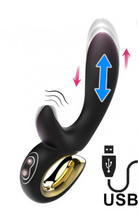Yoxo Sexy Shop - Viibratore Silenzioso con Spinta e Vibrazione Ricaricabile USB