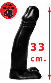Yoxo Sexy Shop - Fallo Gigante Nero ALL BLACK 33 x 6,5 cm.
