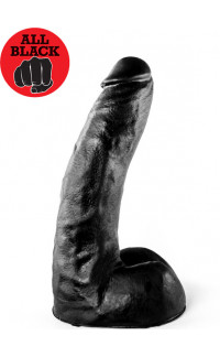 Yoxo Sexy Shop - ALL BLACK Fallo Realistico Con Testicoli 22 x 5,4 cm.