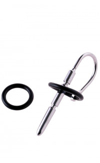 Yoxo Sexy Shop - Stimolatore uretra in acciaio e silicone 8 x 0,8 cm.