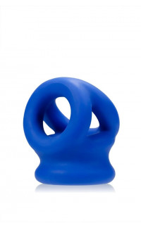 Yoxo Sexy Shop - OXBALLS - CockSling Tri-Squeeze in Puro Silicone Elastico - Cobalt Blue Ice