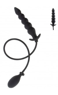 Yoxo Sexy Shop - Plug Anale Gonfiabile 18,5-23 cm x 4-5,5 cm Silicone Nero