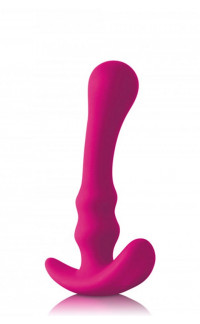 Yoxo Sexy Shop - Cuneo Anale da Passeggio Inya Ace III in Puro Silicone Fucsia 14 X 2,8 cm.