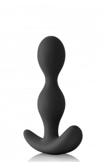 Yoxo Sexy Shop - Cuneo Anale da Passeggio Pillager II in Puro Silicone Nero 13 X 2,8 cm.
