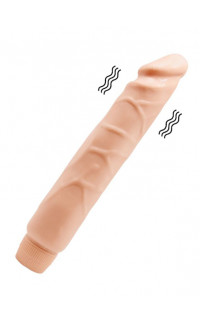 Yoxo Sexy Shop - Vibratore Realitico BAILE Colore Carne 25,5 x 4,9 cm.