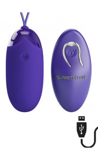 Yoxo Sexy Shop - Ovetto Vibrante Telecomandato Wireless Blu 7,5 x 3,3 cm.