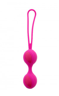 Yoxo Sexy Shop - Sfere Vaginali in Puro Silicone Fucsia 18 X 3,5 cm.