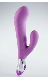 Yoxo Sexy Shop - MAE B Vibratore Rabbit Viola G-Spot di Lusso in Puro Silicone - SILENZIOSO 20 X 4 cm.