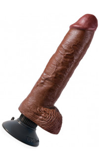 Yoxo Sexy Shop - KING COCK - Vibratore Ultra Realistico 26 x 5,1 cm - Alta Qualita MADE in USA Africano