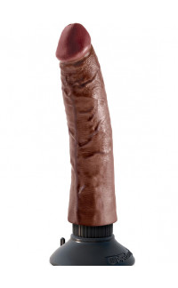 Yoxo Sexy Shop - KING COCK - Vibratore Ultra Realistico 19 x 4,8 cm. - Alta Qualita MADE in USA