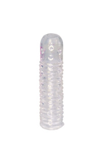 Yoxo Sexy Shop - Guaina Fallica Super Sleeve in Silicone Trasparente