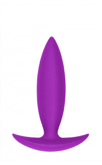 Yoxo Sexy Shop - Cuneo Anale da Passeggio in Puro Silicone Viola 10 x 2,5 cm.