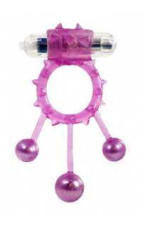 Yoxo Sexy Shop - Anello Fallico con Vibratore Stimola Clitoride e Sfere Stimola Testicoli