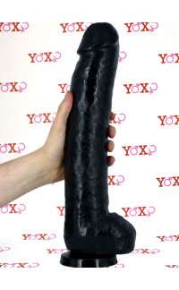 Yoxo Sexy Shop - Super John - Fallo Realistico Gigante 39 x 7 cm. Nero
