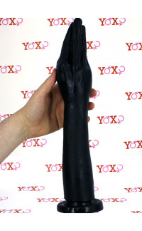 Yoxo Sexy Shop - 5 Fingers Plus - Braccio e Mano Realistici con Dita a Freccia 39 x 7,5 cm. Nero