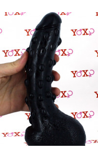 Yoxo Sexy Shop - Khan - Fallo Fantasy 23 x 5,5 cm. Nero