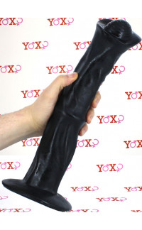 Yoxo Sexy Shop - Gode Zebra - Fallo Gigante di Zebra 35 x 8,2 cm. Nero