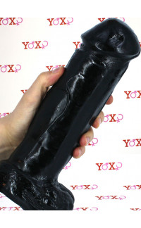 Yoxo Sexy Shop - Super Aaron - Fallo Realistico Gigante 28 x 7,4 cm. Nero
