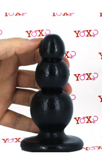 Yoxo Sexy Shop - Caterp - Cuneo Anale Progressivo 13 x 4,5 cm. Nero