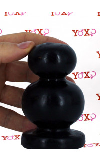 Yoxo Sexy Shop - Bulby - Cuneo Anale Progressivo 10 x 6 cm. Nero