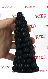 Yoxo Sexy Shop - Grappass - Cuneo Anale a Grappolo 16 x 6,5 cm. Nero