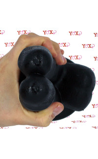 Yoxo Sexy Shop - Raider - Fallo Doppio per Doppia Penetrazione 20 x 8 cm. Nero