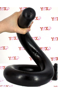 Yoxo Sexy Shop - King Cobra Spitting - Gut Snake Dildo Flessibile 90 x 5,5 cm. Nero