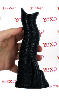 Yoxo Sexy Shop - Djumbo - Dildo Anale Proboscide e Zanne di Elefante 20 x 5,5 cm. Nero