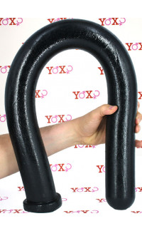 Yoxo Sexy Shop - Squamata Spitting - Gut Snake Dildo Flessibile 89 x 6,5 cm. Nero