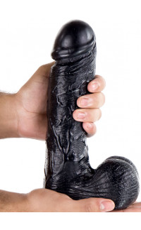 Yoxo Sexy Shop - The Glans - Fallo Realistico Gigante con Aggancio Vac-U-Lock 27 x 6,5 cm. Nero