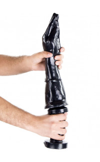 Yoxo Sexy Shop - Hold The Slap - Braccio e Mano Giganti Realistici con Impugnatura 50 x 8 cm. Nero