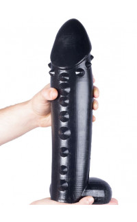 Yoxo Sexy Shop - Selkie - Fallo Gigante con Aggancio Vac-U-Lock 35 x 8,5 cm. Nero