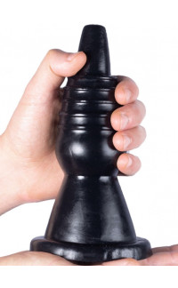 Yoxo Sexy Shop - Grappler - Cuneo Anale con Rilievi 20 x 7 cm. Nero