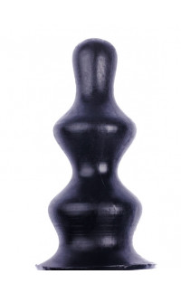 Yoxo Sexy Shop - Dopply Lv 1 - Cuneo Anale Gigante Progressivo 16 x 6 cm. Nero