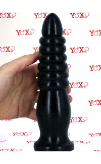 Yoxo Sexy Shop - Bud - Dildo Anale con Rilievi 23 x 5,8 cm. Nero