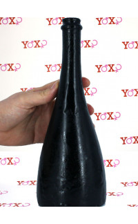 Yoxo Sexy Shop - Champagne - Dildo Anale Gigante a Forma di Bottiglia 29 x 10,8 cm. Nero