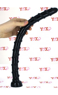 Yoxo Sexy Shop - Bongare - Gut Snake Dildo Flessibile 45,5 x 3,2 cm. Nero