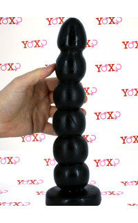 Yoxo Sexy Shop - Blitzkrieg - Fallo Gigante a Sfere Progressive 29,5 x 5,5 cm. Nero