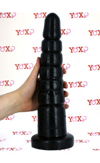 Yoxo Sexy Shop - Albatros - Fallo Gigante a Sezioni Progressive 38 x 8 cm. Nero