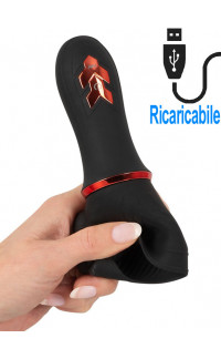 Yoxo Sexy Shop - Masturbatore Vibrante per Glande con 2 Motori Ricaricabile USB Nero