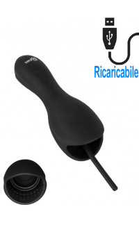 Yoxo Sexy Shop - Vibratore per Glande con 3 Dilatatori Uretrali Intercambiabili in Silicone Ricaricabile USB Nero