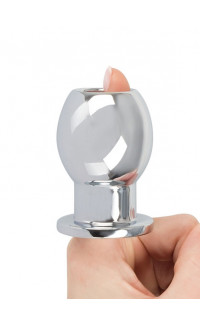 Yoxo Sexy Shop - Cuneo Anale a Tunnel Cavo in Alluminio 6,5 x 4,5 cm.