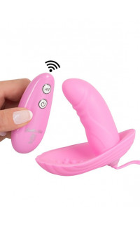 Yoxo Sexy Shop - Conchiglia Vibrante Indossabile Stimola Vagina e Clitoride con Telecomando Wireless Rosa