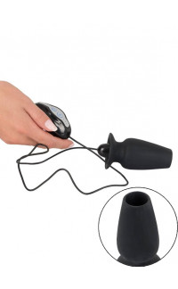 Yoxo Sexy Shop - Lust Tunnel Plug - Cuneo Anale a Tunnel in Silicone 10 x 5 cm. Nero