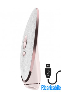Yoxo Sexy Shop - Satisfyer Prêt-à-porter Stimolatore Clitoride Vibrante con Risucchio Rosa Ricaricabile USB